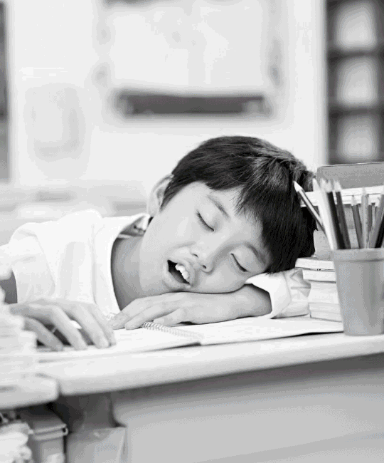 Boring and sleepy students.